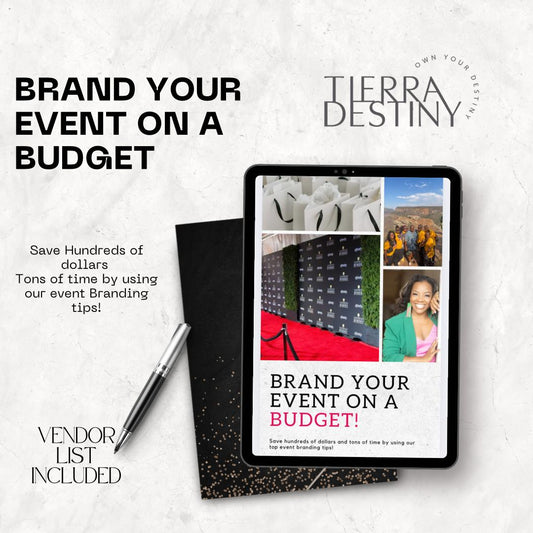 Brand Your Business Events on a Budget  (Vendor List Included)